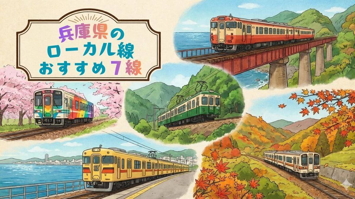 兵庫のローカル線で楽しむ旅 初めてでも乗りやすいおすすめ7線